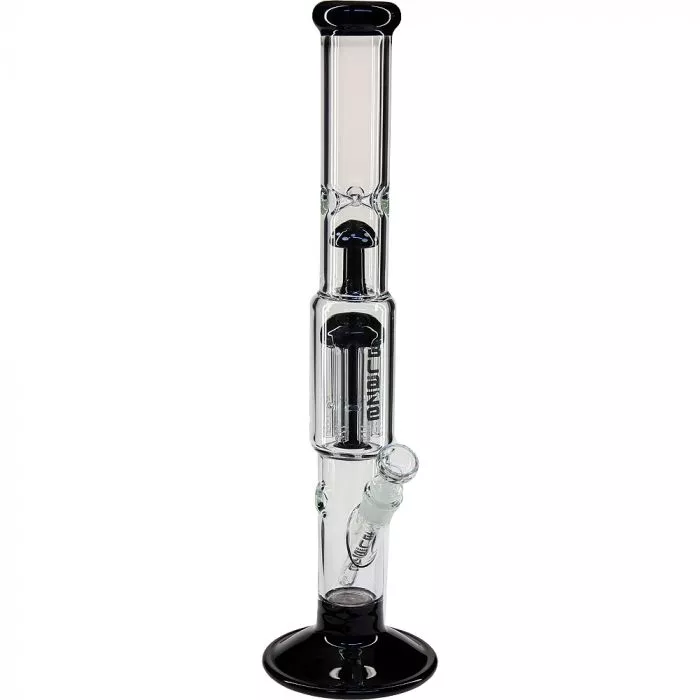 10-Arm Perc Glass Ice Bong with Mushroom Splash Guard