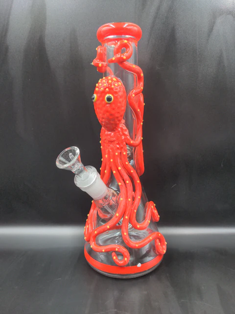 10 Inch 3D Octopus Beaker Bong