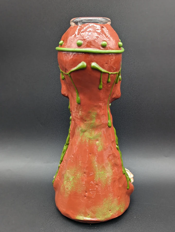 10 Inch Tribal Doctor Creepy 3D Resin Bong