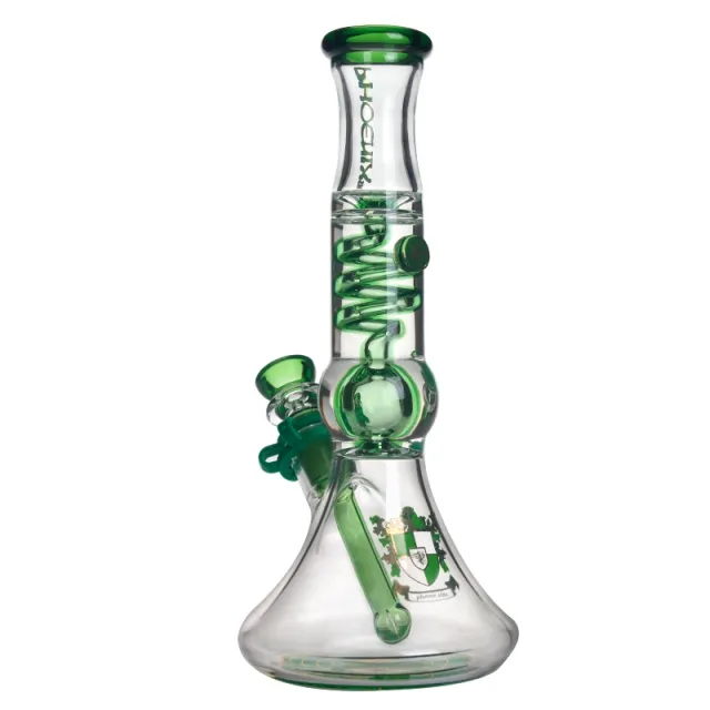 11-Inch Beaker Bong with Glycerin Coil for Cool, Smooth Hits