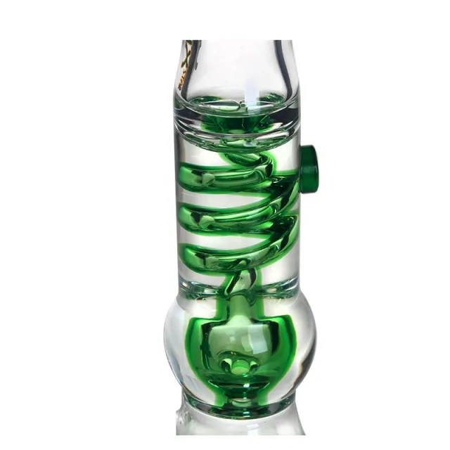 11-Inch Beaker Bong with Glycerin Coil for Cool, Smooth Hits