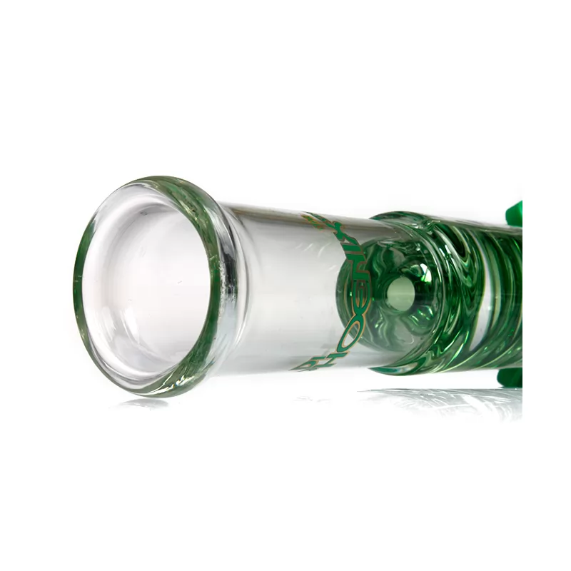 12-Inch Freezable Glycerin Coil Beaker Bong with Detachable Design