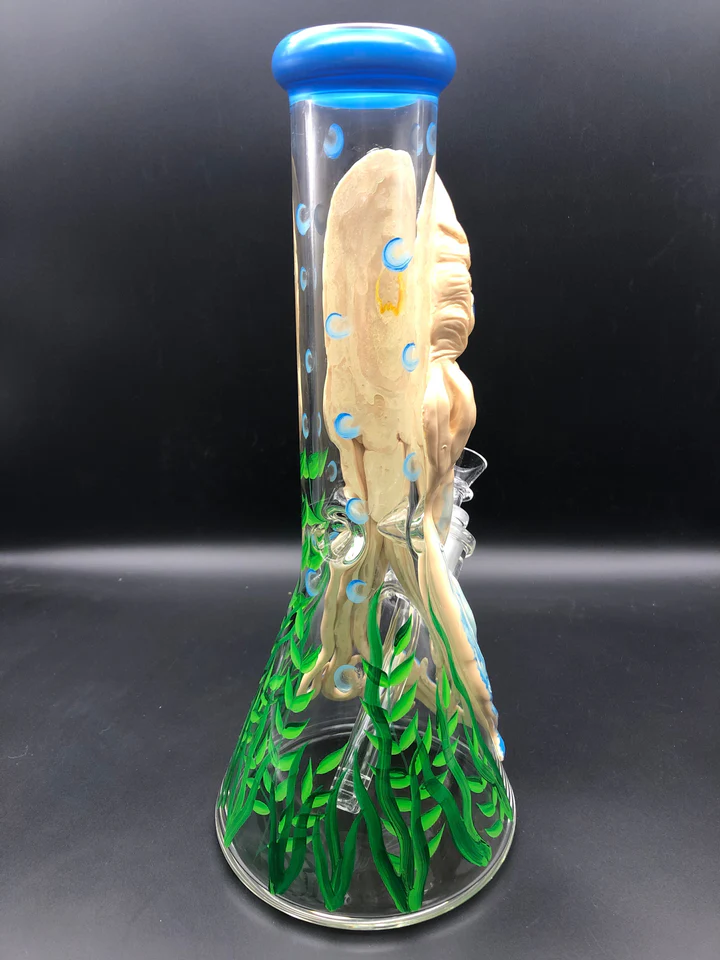 13 Inch Cthulhu 3D Beaker Glass Bongs