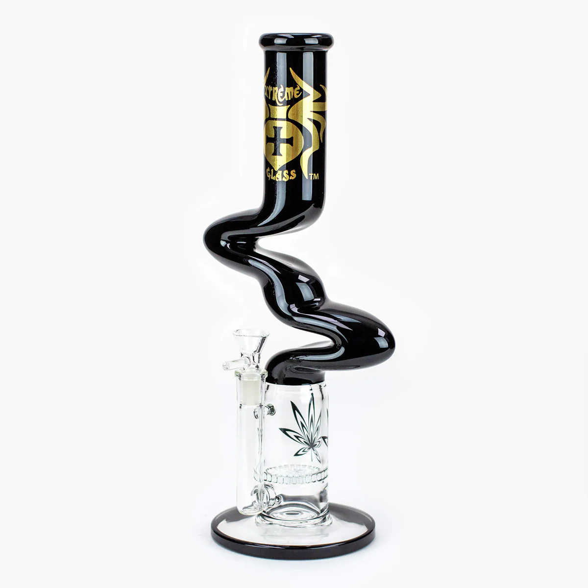 14 Inch Kink Zong Glass Water Bong