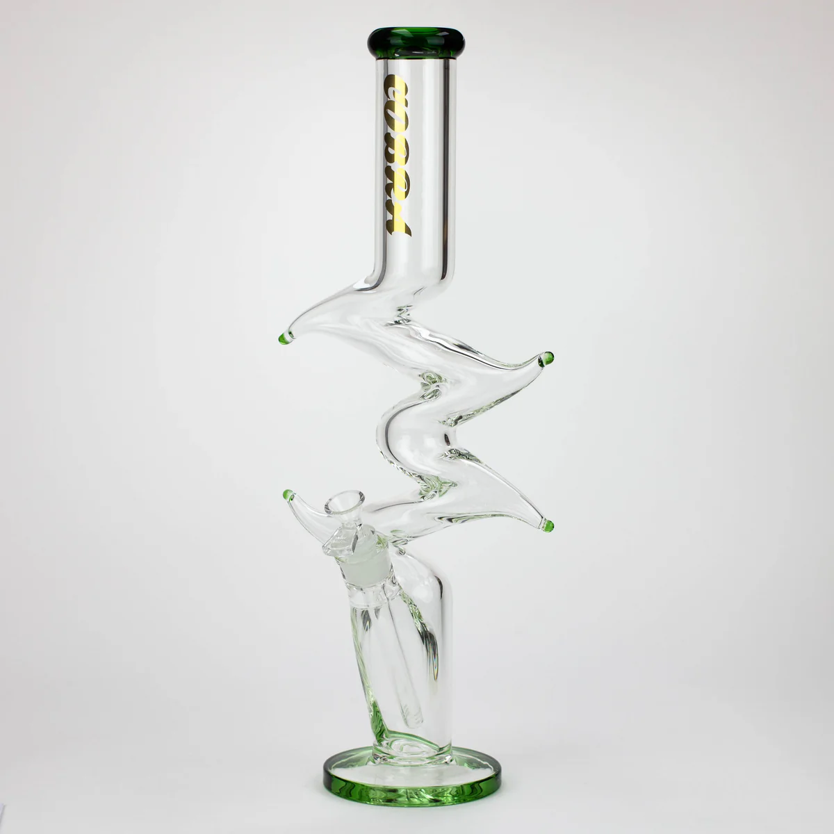 19" Kink Zong Glass Water Bong – Smooth Hits with a Stylish Twist