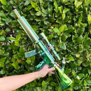 24-inch-green-metallic-iridescent-assault-rifle-glass-water-pipe-bong