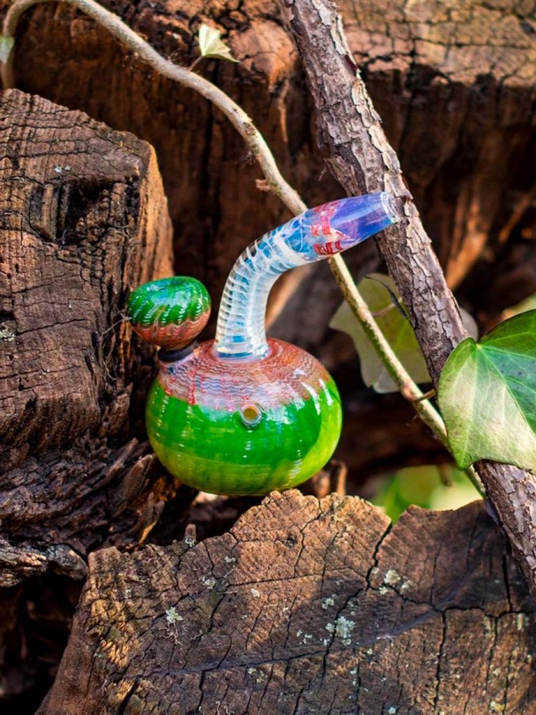 4” Mini Wrap & Rake Bong Bubbler