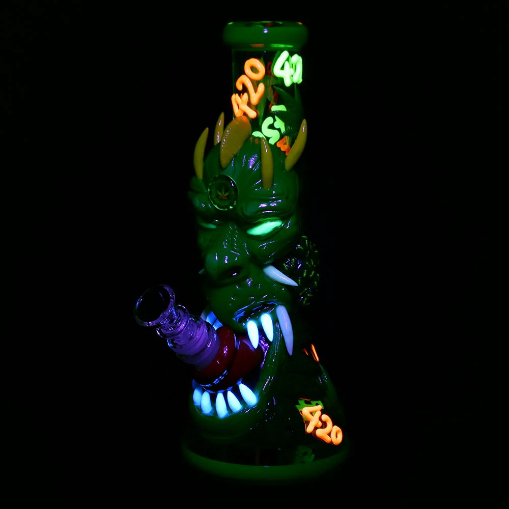 420 dragon glow beaker bong