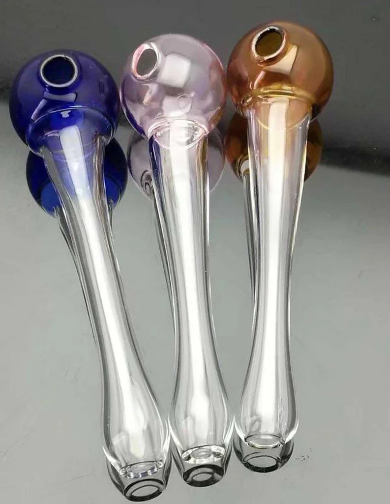 6" Glass Oil Burner Pipe with Slim Design – Colorful & High-Quality