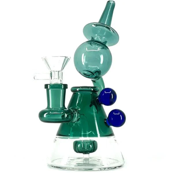 Scope Mini Bong – 6" Borosilicate Glass with 14mm Herb Bowl