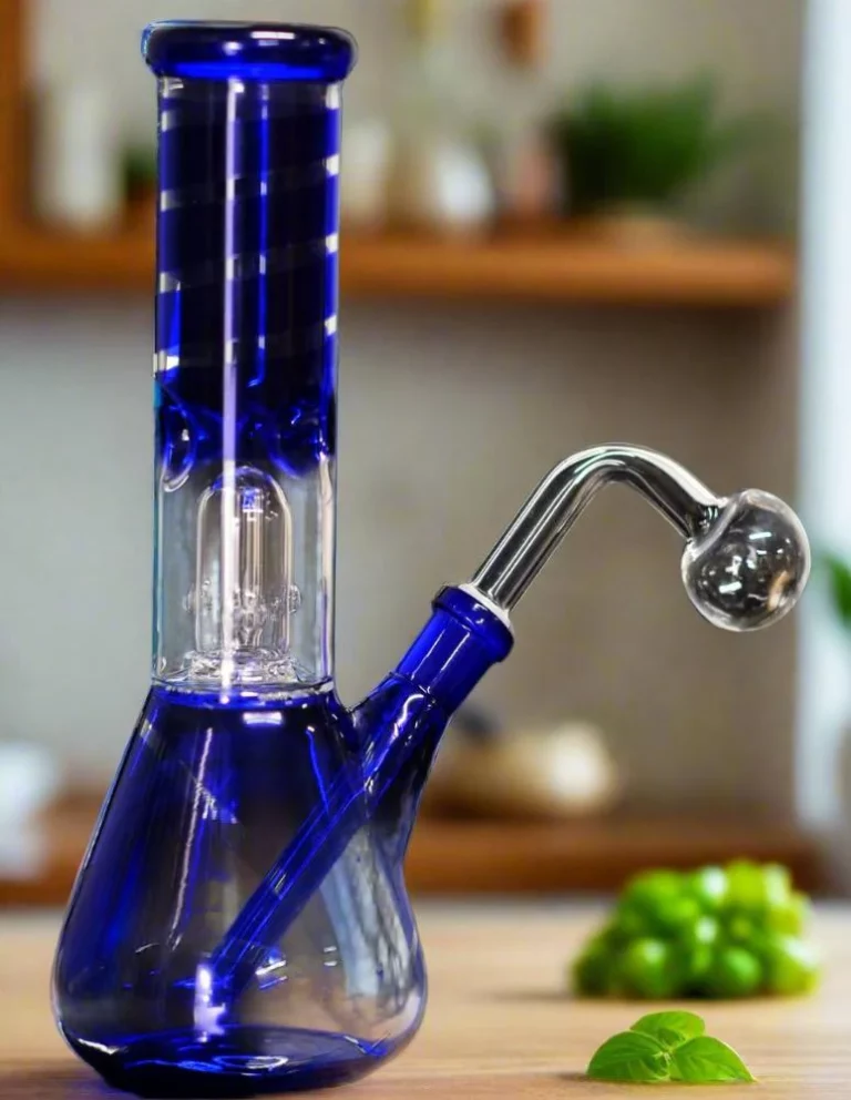 8" Beaker Glass Oil Burner Rig Water Pipe – Smooth Hits and Stunning Design