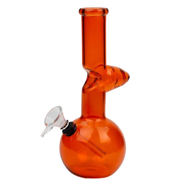 8 Inch Zig Zag Globe Glass Bong