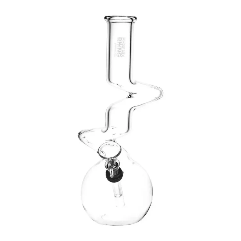 9.5 Inch Zig Zag Bubble Base Bong