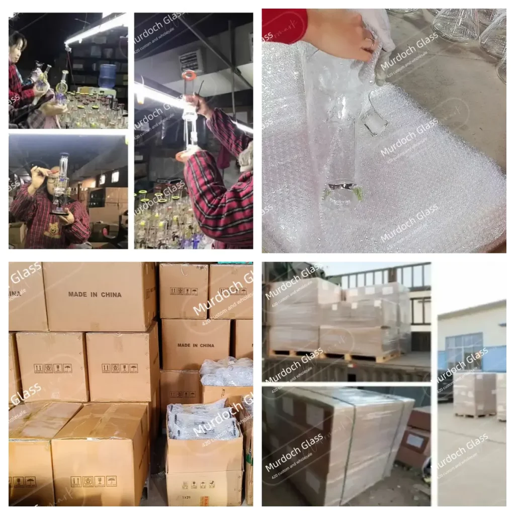 Murdoch Glass WaterPipe Packaging Shipping