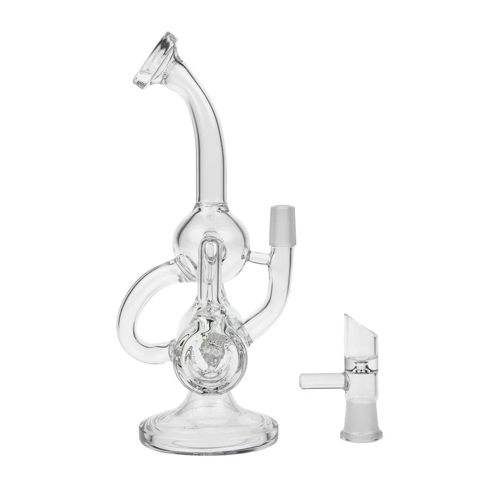 Clear Recycler Bubbler with Drum Diffuser