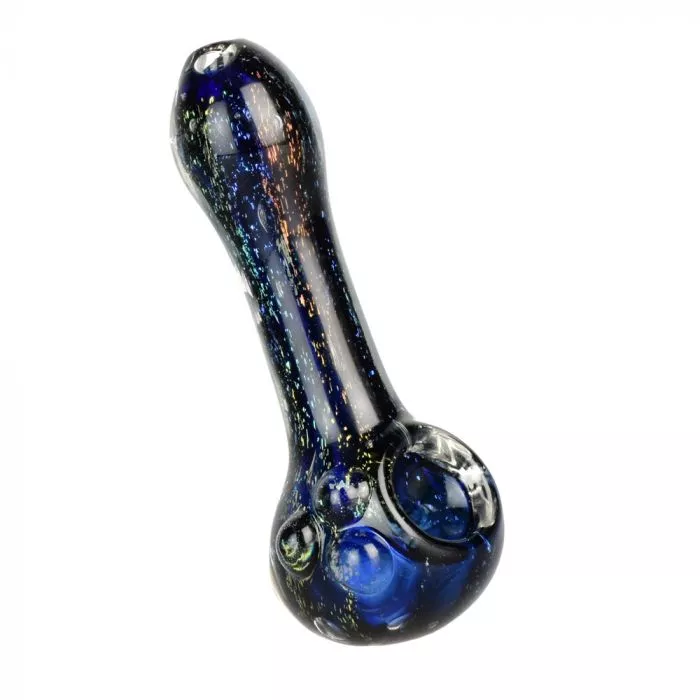 Dichro Dream Spoon Pipe – 4 Inches, Borosilicate Glass, Dichroic Design