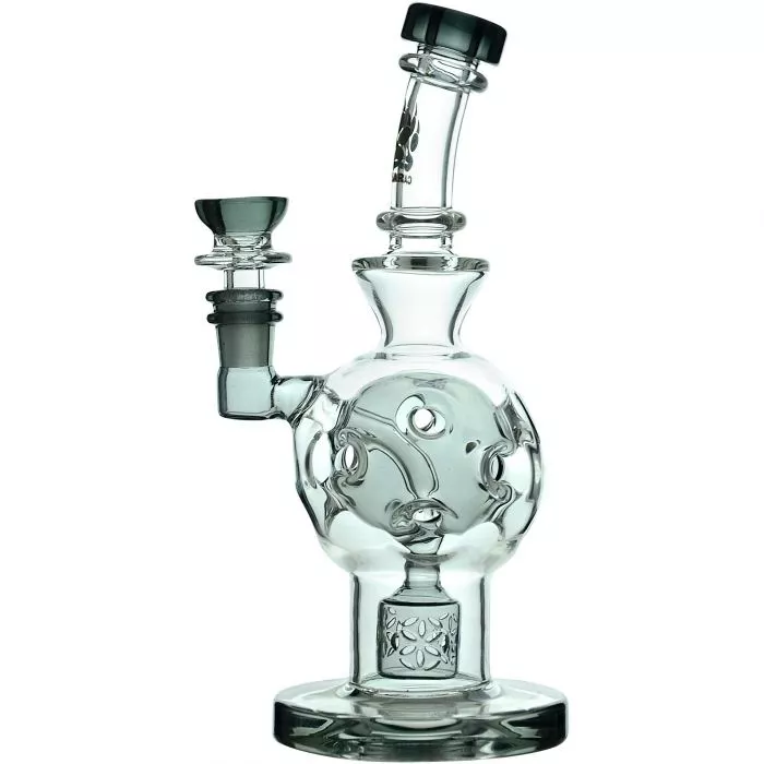 Egg-Shaped Dab Rig with Percolator Dab Rig