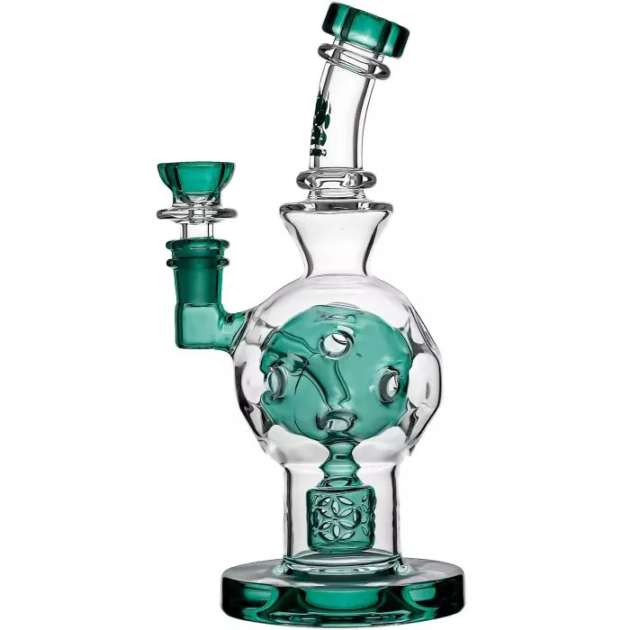 Egg-Shaped Dab Rig with Percolator Dab Rig