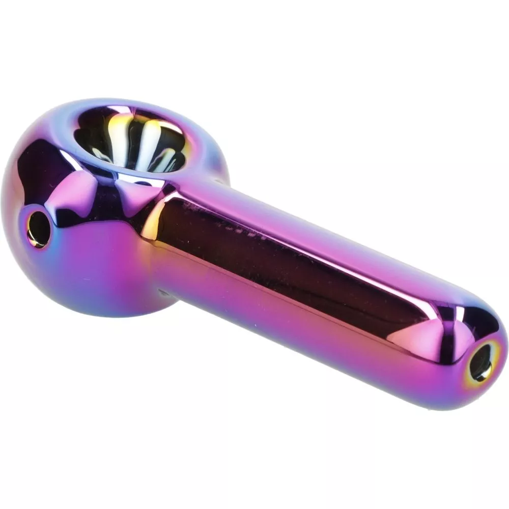 Fumed Spoon Hand Pipe – 3 Inches, Handblown Borosilicate Glass