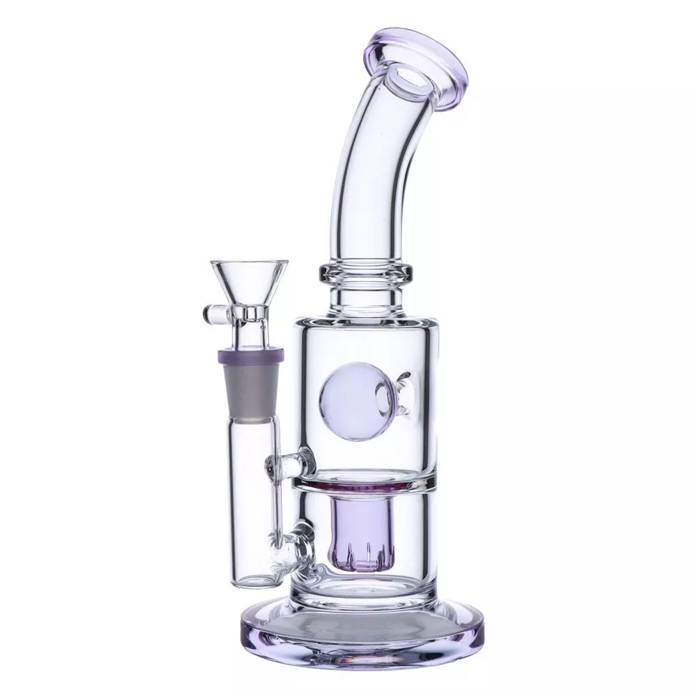 Glass Ball Bubbler with Slitted Perc