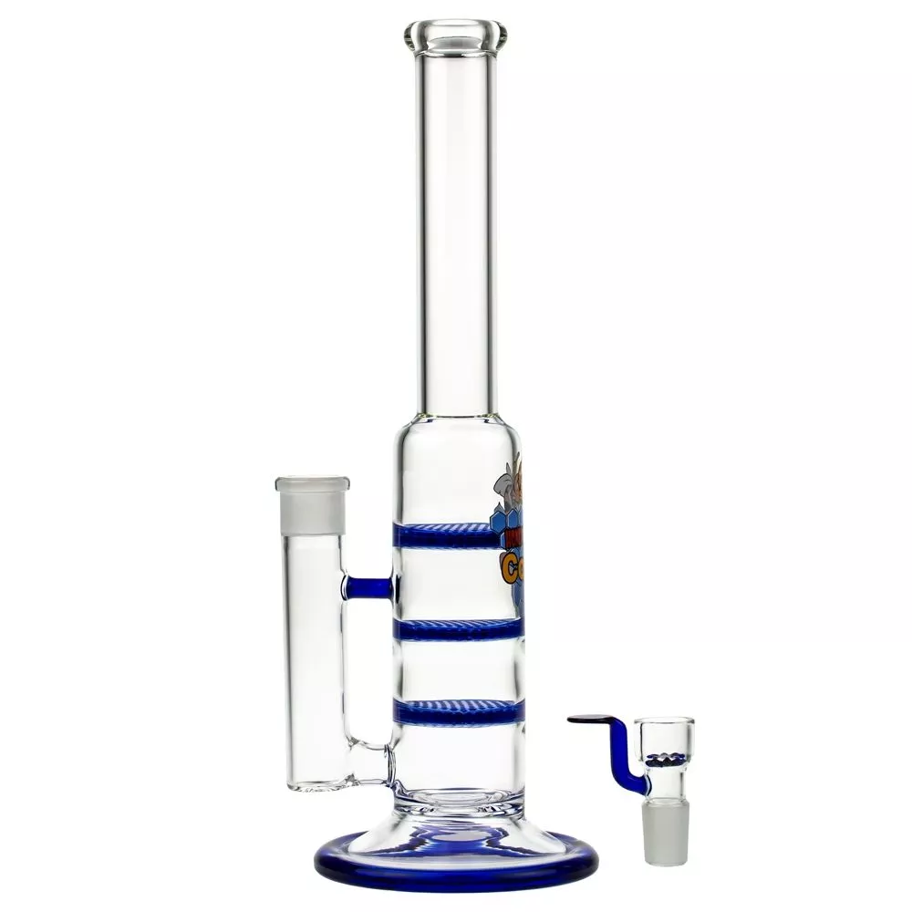 Glass Bong with Triple HoneyComb Disc Perc