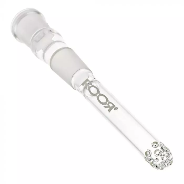 Glass Pearl Diffuser Downstem for Smooth Hits (Custom Length Available)