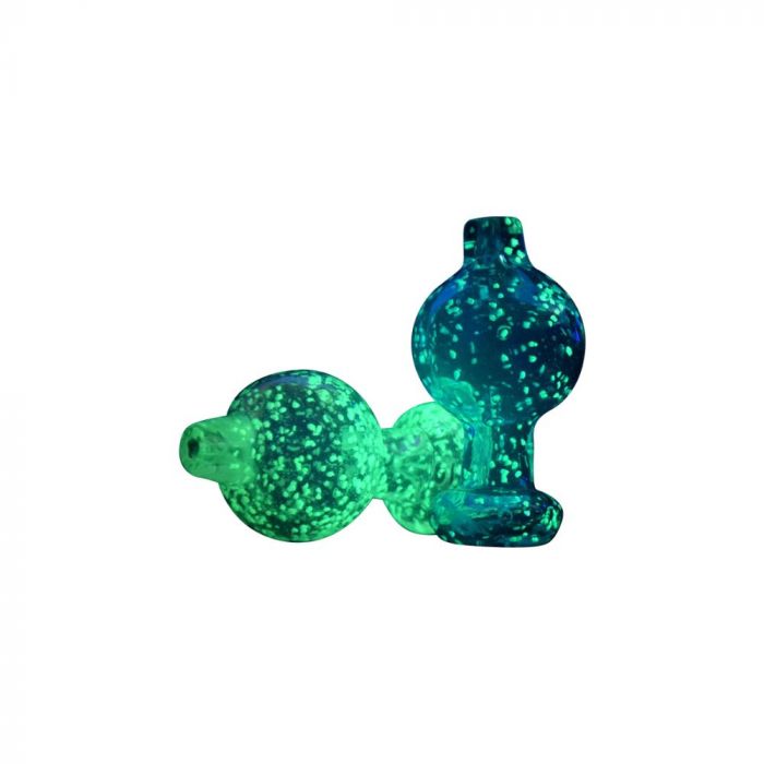 Glow in the Dark Speckled Ball Carb Cap