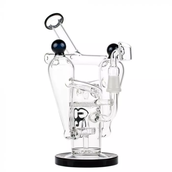 Recycler Vapor Bubbler with Showerhead & Honeycomb Disc Perc