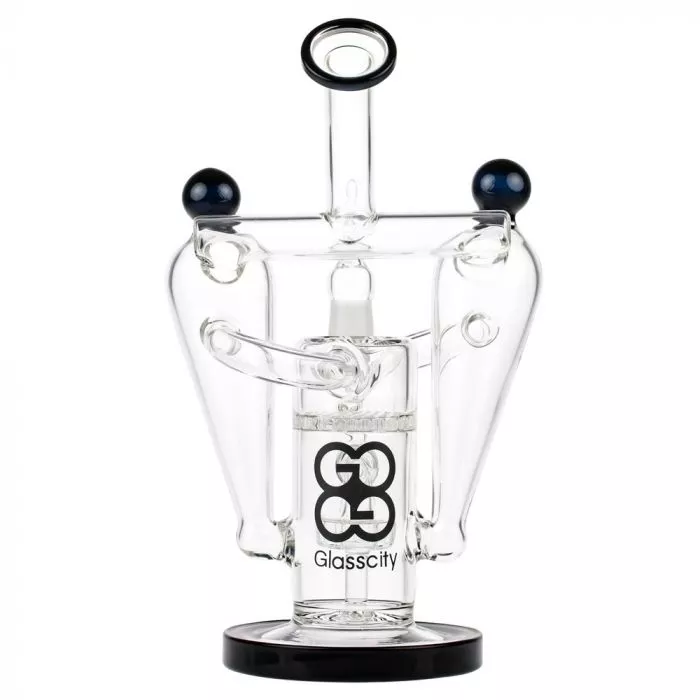 Recycler Vapor Bubbler with Showerhead & Honeycomb Disc Perc