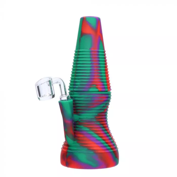 Silicone Dab Rig With Banger – Compact, Durable, and Stylish