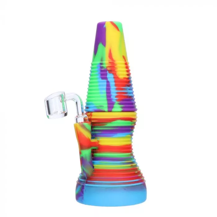 Silicone Dab Rig With Banger – Compact, Durable, and Stylish