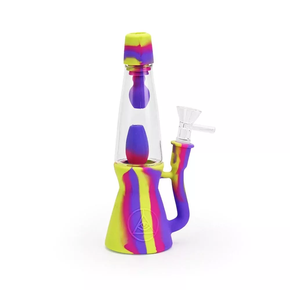 Silicone Lava Lamp Bong – Durable and Travel-Friendly Design