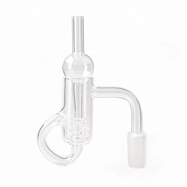 Terp Recycler Quartz Banger Set with Bubble Cap & Quartz Insert