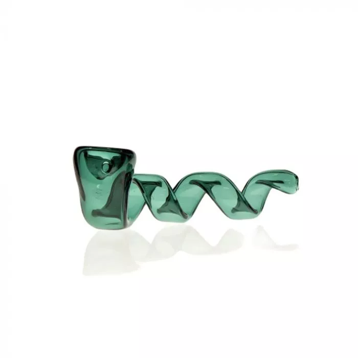 Twisted Glass Hand Pipe