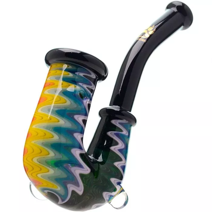 Wig Wag Sherlock Hand Pipe with Opal