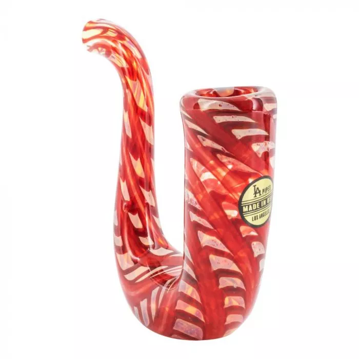 Wrap-n-Rake Silver Fumed Sherlock Hand Pipe