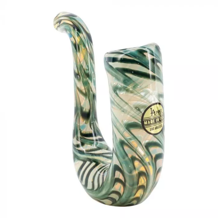 Wrap-n-Rake Silver Fumed Sherlock Hand Pipe